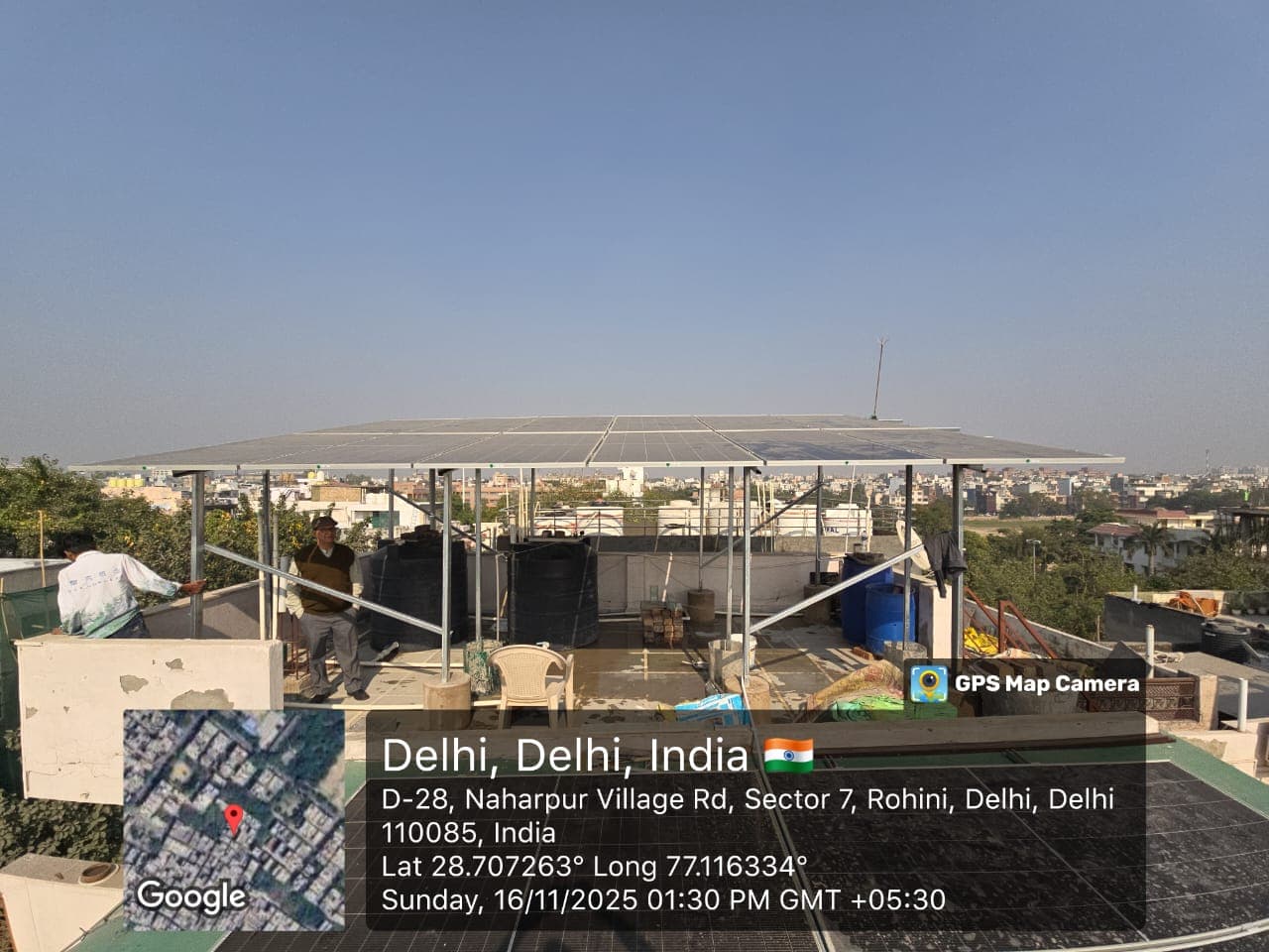 Residential solar project in Naharpur